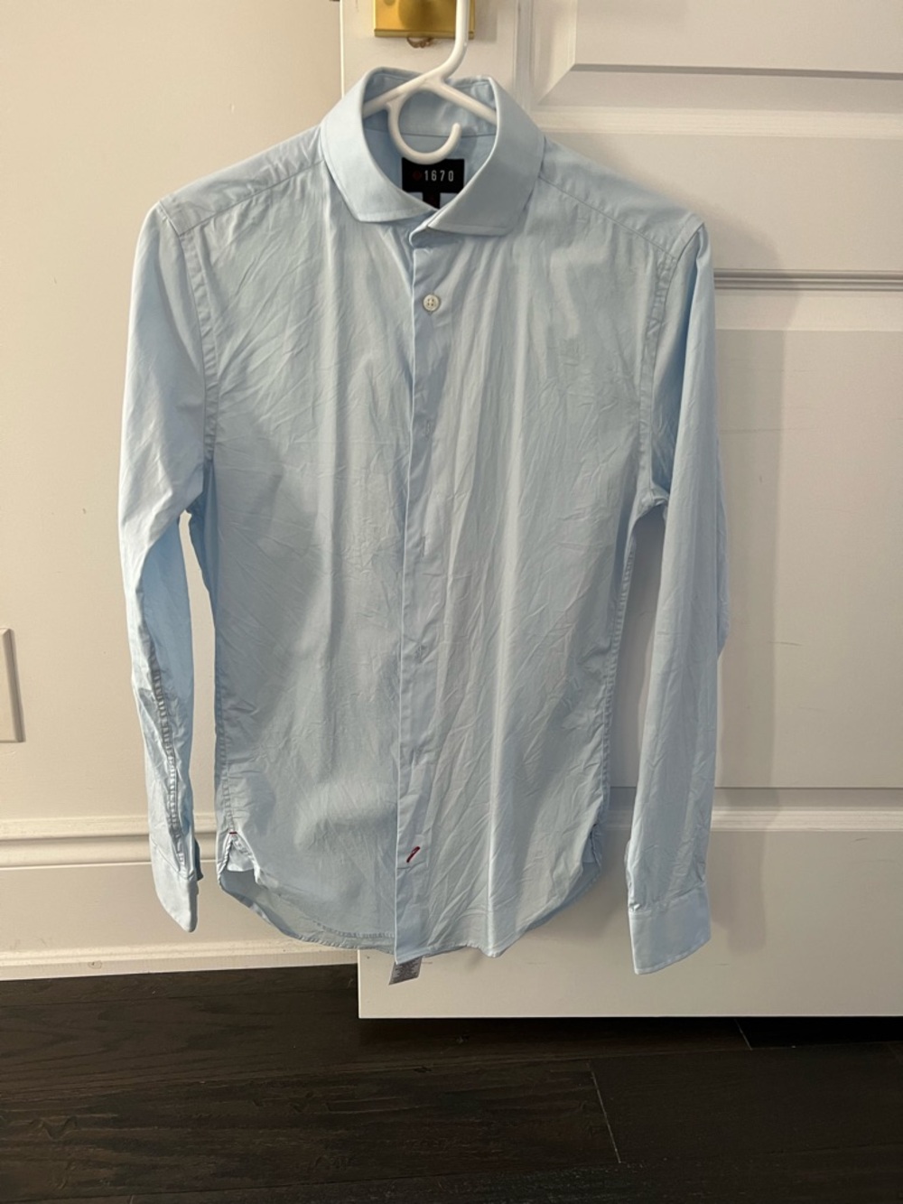 Light Blue Men's Dress Shirt - Classic Collar